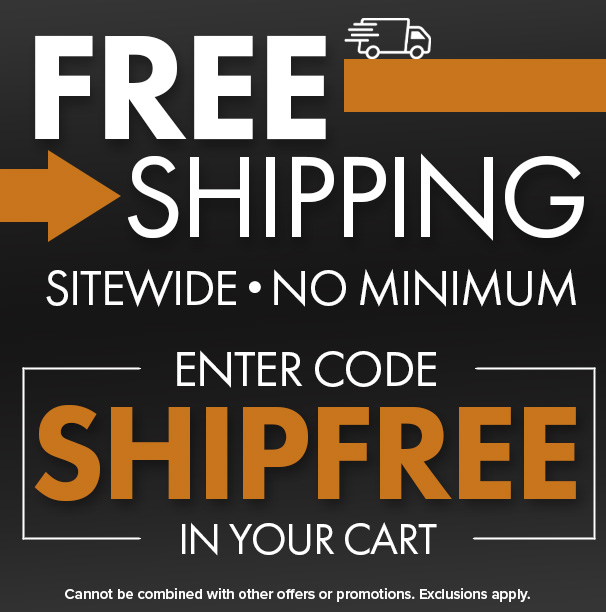 Today Only - Free Shipping Sitewide!