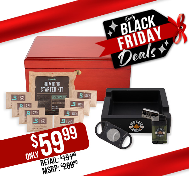 Black Friday Humidor Gift Set Only $59.99!