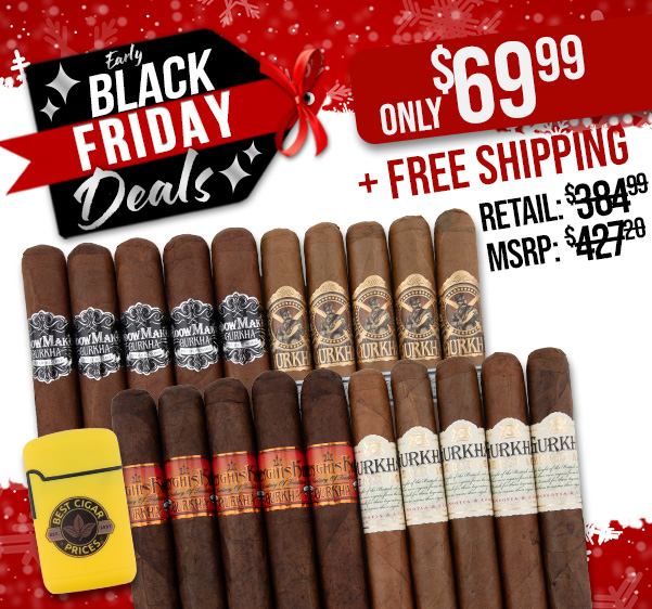 Gurkha Heavy Pack 20 Cigar Sampler Only $69.99!