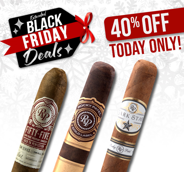 24 Hours Only - 40% Off Rocky Patel!