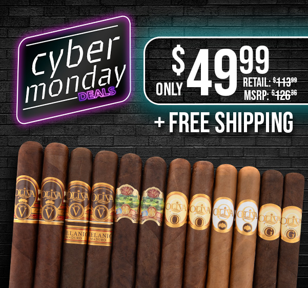 Oliva 12 Cigar Robusto Sampler Only $49.99 + Free Shipping!