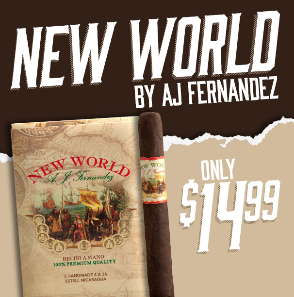 New World Dorado Minis by AJ Fernandez Only $14.99!