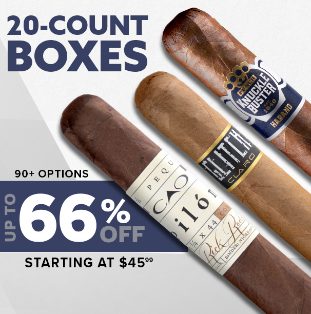 20 Count Boxes Starting at $45.99!