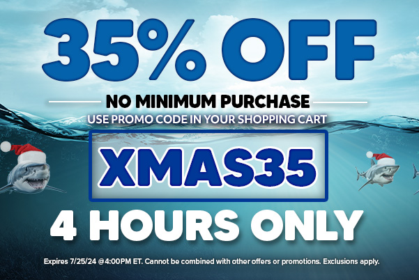 4 Hours Only - $35 Off Your Order - No Minimum!