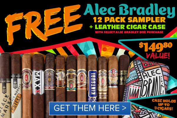 12 Free Cigars + Leather Case with Select Alec Bradley Boxes! Alec Bradley 
