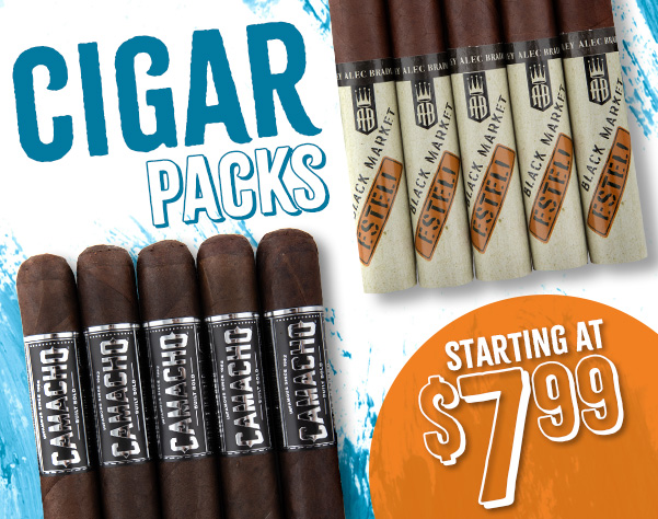 Cigar Packs Starting at $7.99!