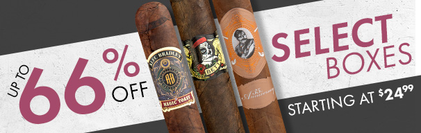 Up To 66% Off Alec Bradley, Rocky Patel, & More!