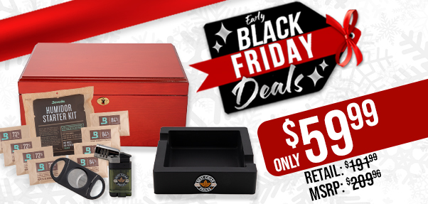 Black Friday Humidor Gift Set Only $59.99!