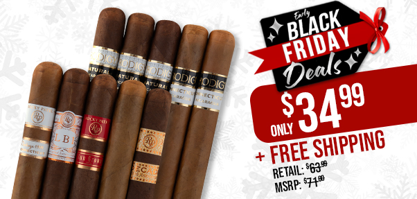 50% Off Rocky Patel 10 Cigar Sampler + Free Shipping!