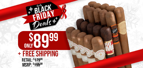 Fall Favorites 20 Cigar Sampler Only $89.99 + Free Shipping!