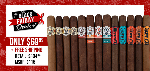 Black Friday Avo & Camacho 13 Cigar Sampler Only $69.99 + Free Shipping!