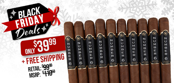 Rocky Patel Number 6 10-Packs Only $39.99 + Free Shipping