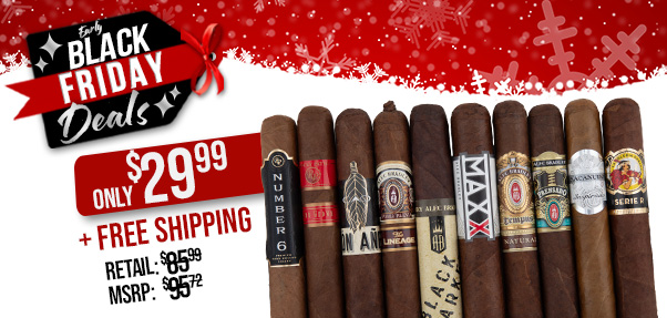 Black Friday Batch 10 Cigar Sampler Only $29.99 + Free Shipping!