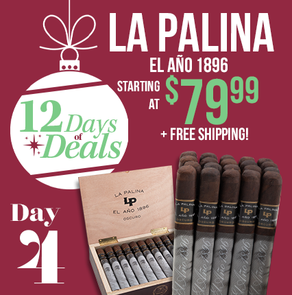 12 Days of Deals - Day 4: Up To 61% Off La Palina El Año 1896 + Free Shipping!