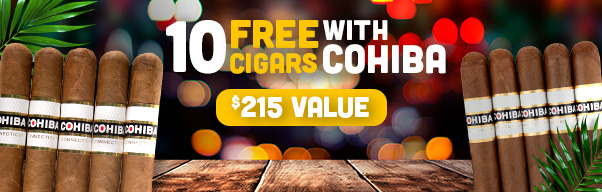 10 Free Cigars with Cohiba