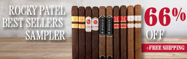 Rocky Patel Best-Sellers Toro Sampler Only $39.99 + Free Shipping