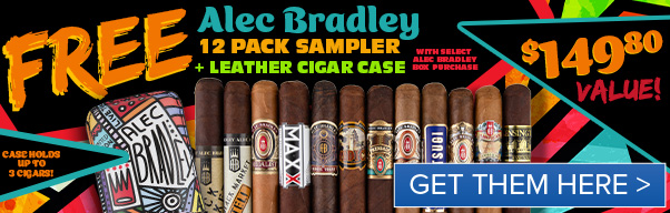 12 Free Cigars + Leather Case with Select Alec Bradley Boxes! Alec Bradley 