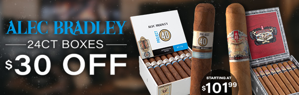 $30 off Alec Bradley 24 count boxes!