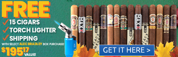 15 Free Cigars, Free Torch Lighter, + Free Shipping with Select Alec Bradley Boxes  B LTTITY LT usH'rm LN ey CIETees T 