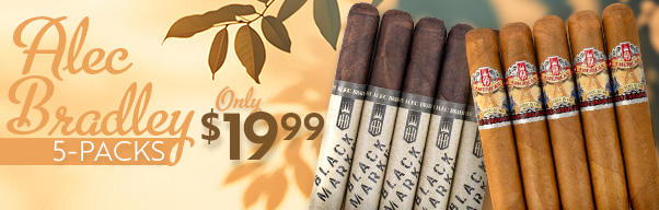 Alec Bradley Packs only $19.99!