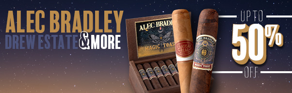 Up to 50% off select boxes - Alec Bradley, Drew Estate, and more!