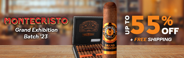 Up to 55% off + Free Shipping on Montecristo Grand Exhibition Batch 2023