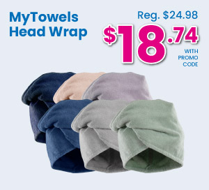 MyTowel Head Wrap Regularly $24.98 Now $18.74 With Promo Code