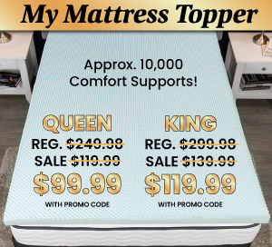 MyMattress Topper Queen Size $99.99 With Promo Code