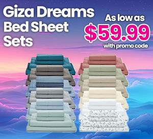 Giza Dreams Bed Sheets as low as $59.99 With Promo Code