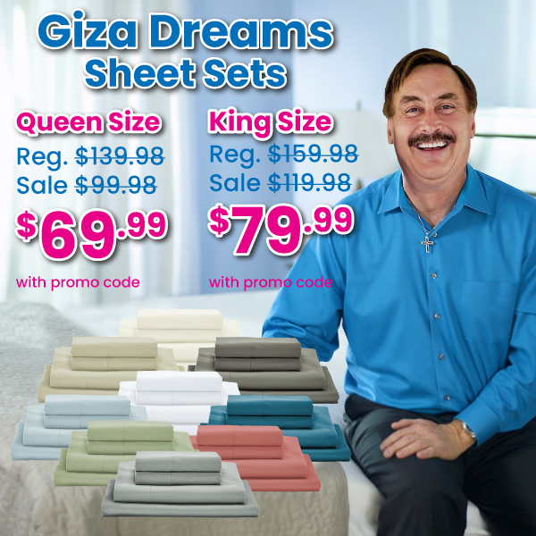 Giza Dreams Sheets Queen $69.99 & King $79.99 With Promo Code