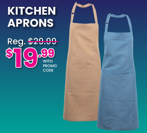 Kitchen Aprons $19.99 With Promo Code