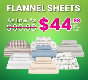 Flannel Sheets As Low As $44.98 With Promo Code