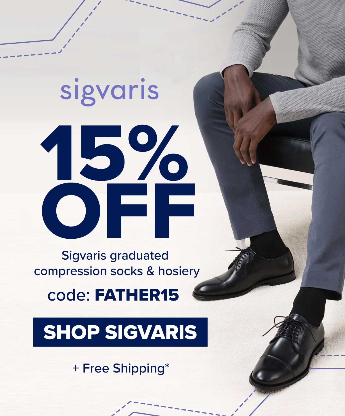 Get 15% off Sigvaris for Father's Day with code: FATHER15