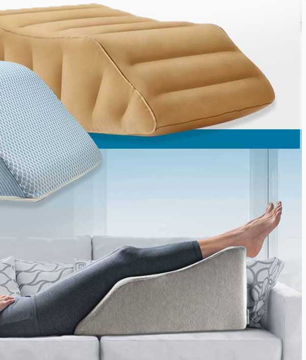 Lounge Doctor Leg Rest With Cooling Gel Memory Foam