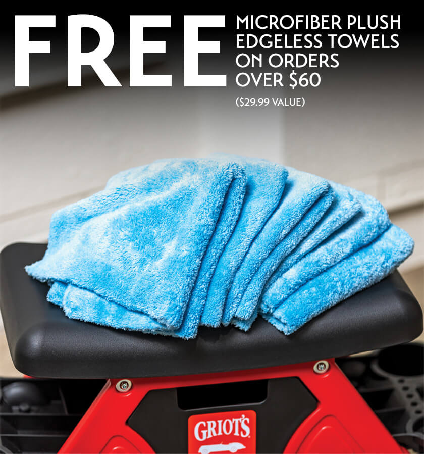 Griots Garage Microfiber Edgeless Utility Towels (Set of 50)