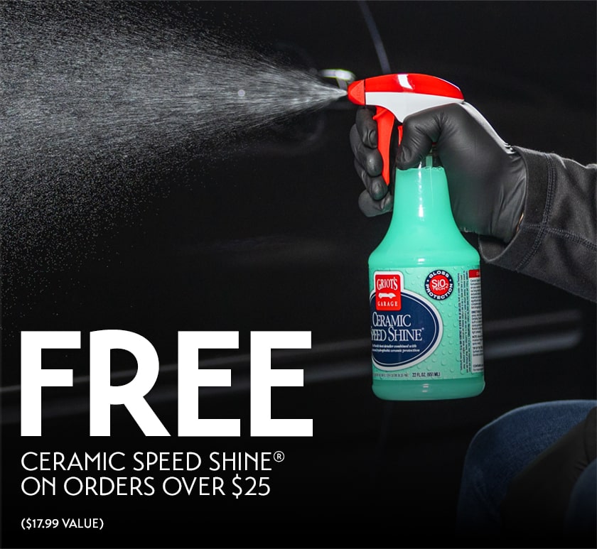 Hurry! Free Ceramic Speed Shine Offer Ends Soon! - Griots Garage