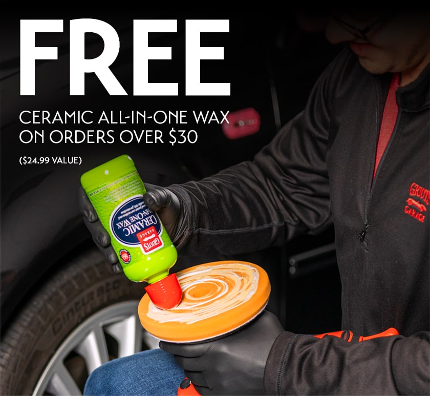 Free Ceramic All-In-One Wax on Orders Over $30! - Griots Garage