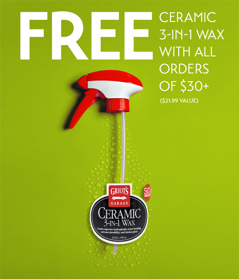 FREE CERAMIC 3-IN-1 WAX WITH ALL ORDERS OF $30+ ($21.99 VALUE)