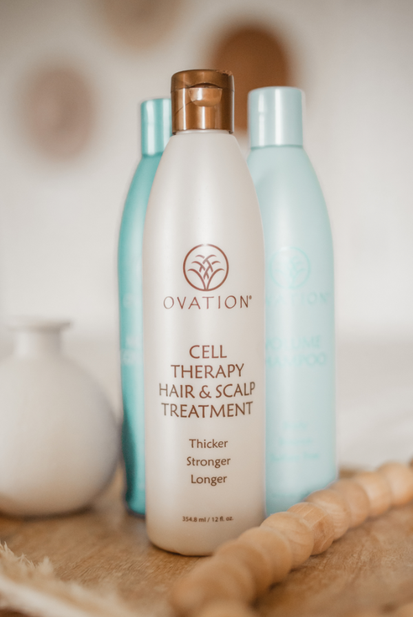 o R OVATION EELLE THERAPY HAIR SCALP TREATMENT Thicker Stronger Longer 