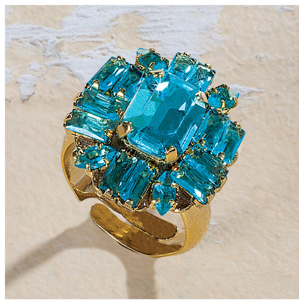 Teals Of Tuscany Ring