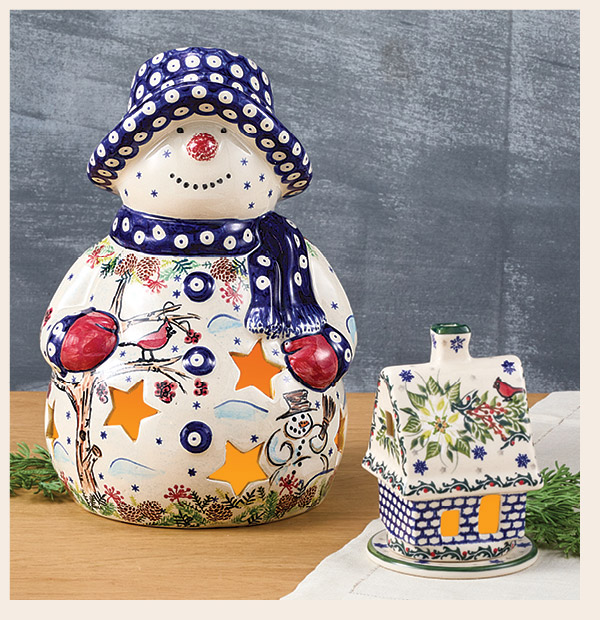 Polish Pottery Luminaries