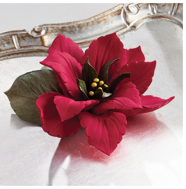 Capodimonte Porcelain Poinsettia