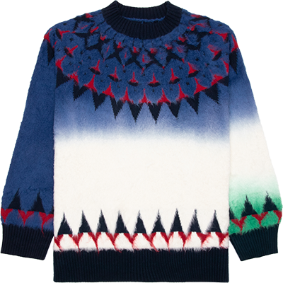 半額品 Jacquard Knit Fall Pullover - 2023 sacai Sacai RTW Sacai