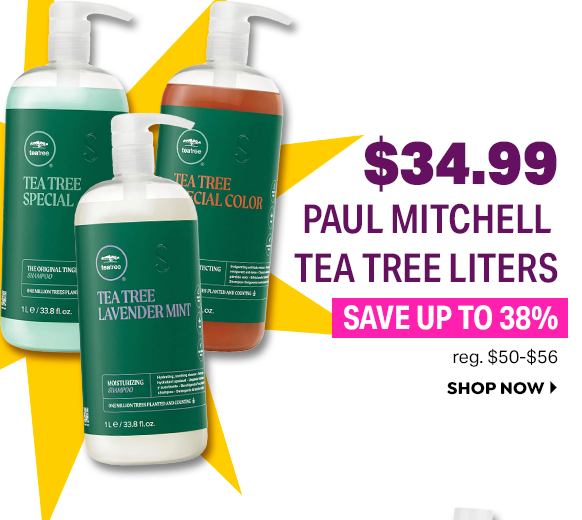 $34.99 PAUL MITCHELL TEA TREE LITERS