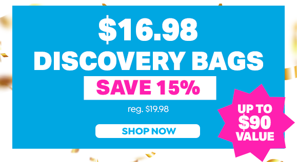 $16.98 DISCOVERY BAGS