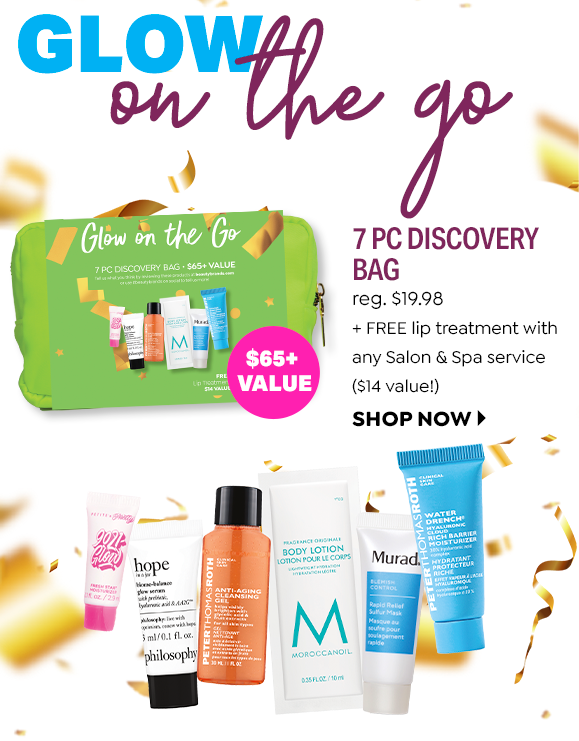 Beauty Brands Glow on the Go Discovery Bag