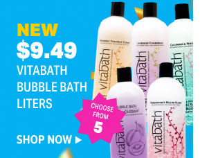 $9.49 VITABATH BUBBLE BATH LITERS