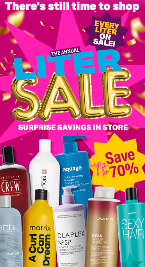 THE ANNUAL LITER SALE | EVERY LITER ON SALE 