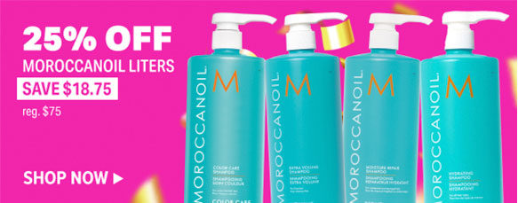 25% Off MOROCCANOIL LITERS