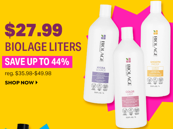 $27.99 BIOLAGE LITERS